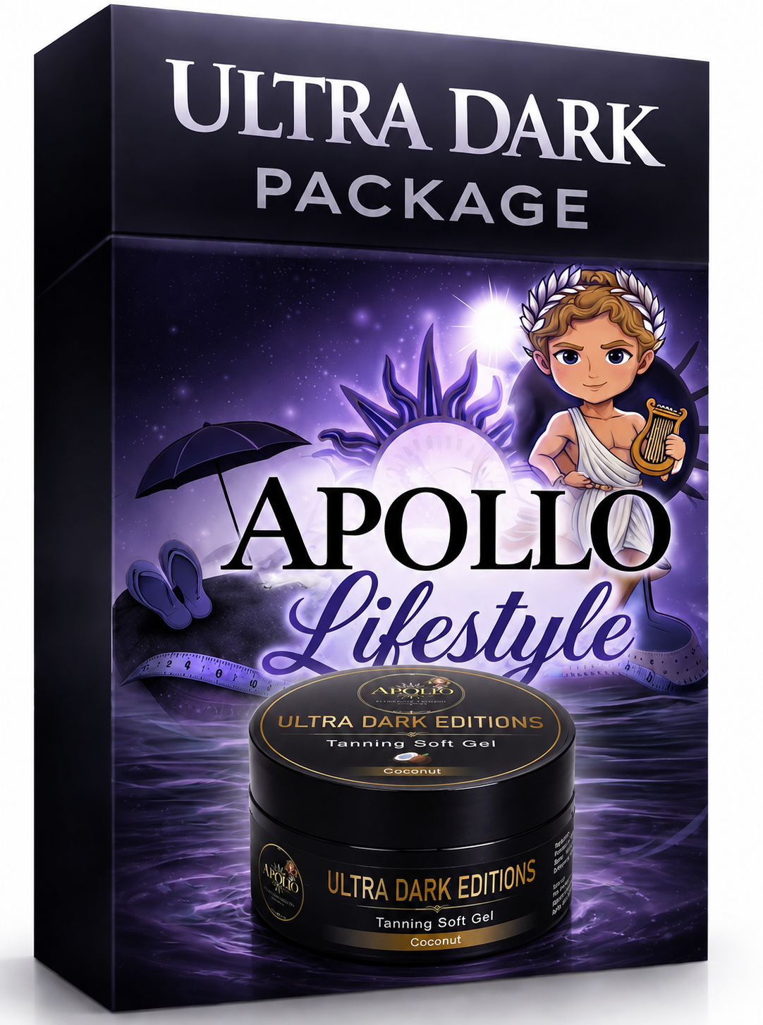 Ultra dark tanning gel x 1 coconut